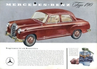 Mercedes-Benz 190 brochure 1956