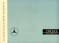 Mercedes-Benz 300 Automatic brochure 1958