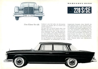 Mercedes-Benz 220 S/SE Prospekt 7.1959