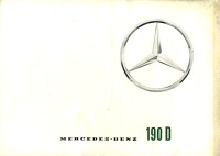 Mercedes-Benz 190 D Prospekt 7.1961