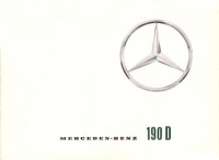 Mercedes-Benz 190 D brochure 12.1962