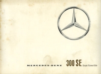 Mercedes-Benz 300 SE Coupe / Cabriolet brochure 12.1962