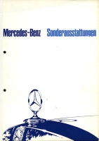 Mercedes-Benz Sonderausstattung brochure 5.1966