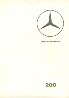 Mercedes-Benz 200 brochure 12.1965