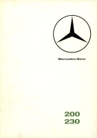 Mercedes-Benz 200 230 Prospekt 8.1965