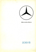 Mercedes-Benz 230 S brochure 8.1965