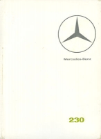 Mercedes-Benz 230 brochure 8.1966