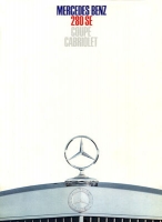 Mercedes-Benz 280 SE Coupe Cabriolet brochure 12.1967