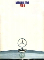 Mercedes-Benz 200 D Prospekt 7.1968