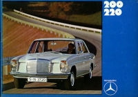 Mercedes-Benz 200 220 Prospekt ca. 1970 s