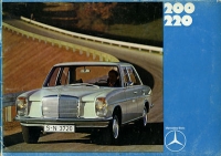 Mercedes-Benz 200 220 brochure 7.1972