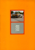 Mercedes-Benz 200 230 250 brochure 4.1976