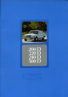 Mercedes-Benz 200D 220D 240D 300D Prospekt 4.1976