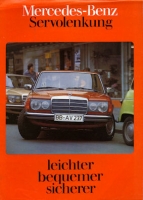 Mercedes-Benz Servolenkung brochure 6.1976