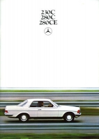 Mercedes-Benz 230C 280C 280CE brochure 1977