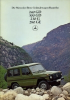 Mercedes-Benz 240 GD- 280 GE brochure 8.1979