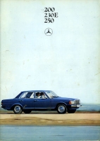 Mercedes-Benz 200 230E 250 brochure 6.1980