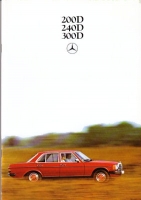 Mercedes-Benz 200 240 300 D brochure 6.1980