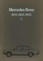 Mercedes-Benz 200-300 D brochure 8.1981