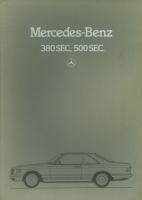 Mercedes-Benz 380-500 SEC brochure 12.1981