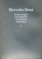 Mercedes-Benz Polsterungen Prospekt 7. oder 12.1982