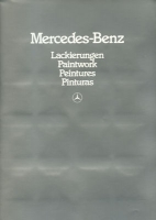 Mercedes-Benz colors brochure 6 or 12.1982