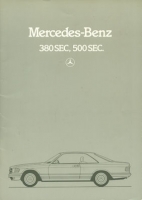 Mercedes-Benz 380-500 SEC brochure 6.1983