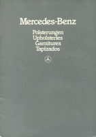 Mercedes-Benz upholsteries brochure 6.1984