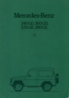 Mercedes-Benz G Prospekt 11.1983