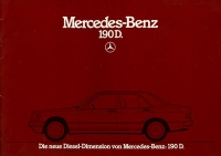 Mercedes-Benz 190 D brochure 1985