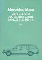 Mercedes-Benz 240-300TD, 200T-280TE brochure 6.1985