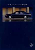 Mercedes-Benz 200-300 Prospekt 1990