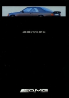 Mercedes-Benz 300E/TE/CE-24V 3.4 AMG brochure ca. 1991