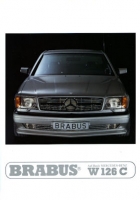 Mercedes-Benz S Klasse Coupé Brabus Prospekt 1980er Jahre