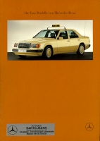 Mercedes-Benz Taxi Models brochure 8.1990