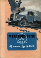Mercedes-Benz Typ L 4500 S Diesel Prospekt 1939