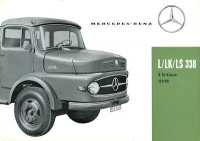 Mercedes-Benz L LK LS 338 8to Prospekt 1961