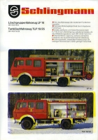 Mercedes-Benz Schlingmann Feuerwehrfahrzeuge brochure 1980s