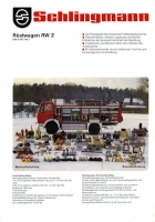 Mercedes-Benz Schlingmann Feuerwehrfahrzeuge brochure 1980s