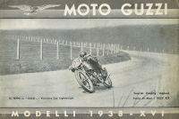 Moto Guzzi program 1938