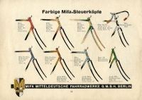 Mifa Fahrrad Programm 1930