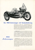 Preview: MSH Seitenwagen Prospekt 1950er Jahre Preview: MSH Seitenwagen Prospekt 1950er Jahre