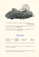 MSH Seitenwagen Prospekt 1950er Jahre