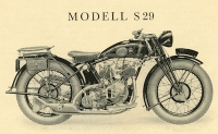 Preview: MT 750 ccm Modell S 29 Prospekt 1929