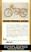 Preview: National Motorfahrrad Prospekt 1938