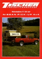 Nissan Pick-Up 4x4 + caravan brochure 1989