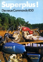 Norton Commando Prospekt ca. 1975