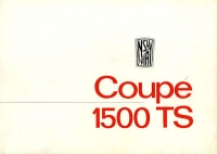 NSU-Fiat Coupé 1500 TS Prospekt ca. 1964