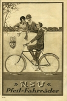 NSU Fahrrad Prospekt Pfeil ca. 1929