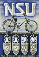 NSU bicycle program 1934